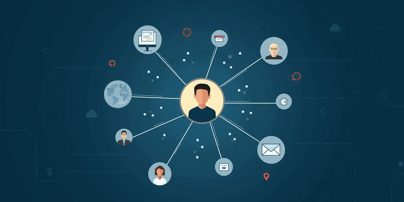 Illustration of a unified customer data platform meaning